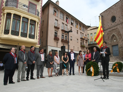 La vila de Cardona commemora la Diada 