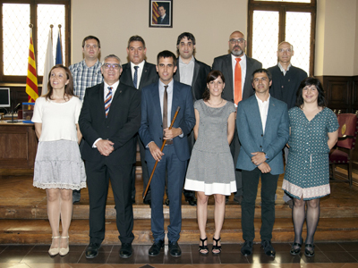 Cardona inaugura la legislatura 2015-2019 amb la majora absoluta de l'alcalde Ferran Estruch 