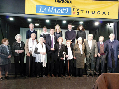 Cardona homenatja a les àvies i als avis de 90 anys