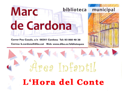 Nova hora del conte a la Biblioteca municipal Marc de Cardona 