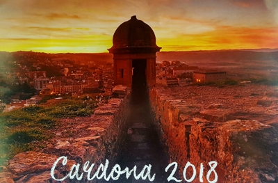 Es comença a distribuir el calendari de Cardona 2018