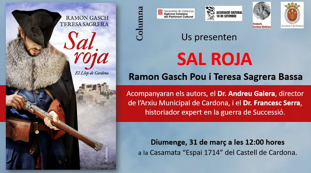 El castell de Cardona acull la presentació del llibre Sal Roja. El llop de Cardona