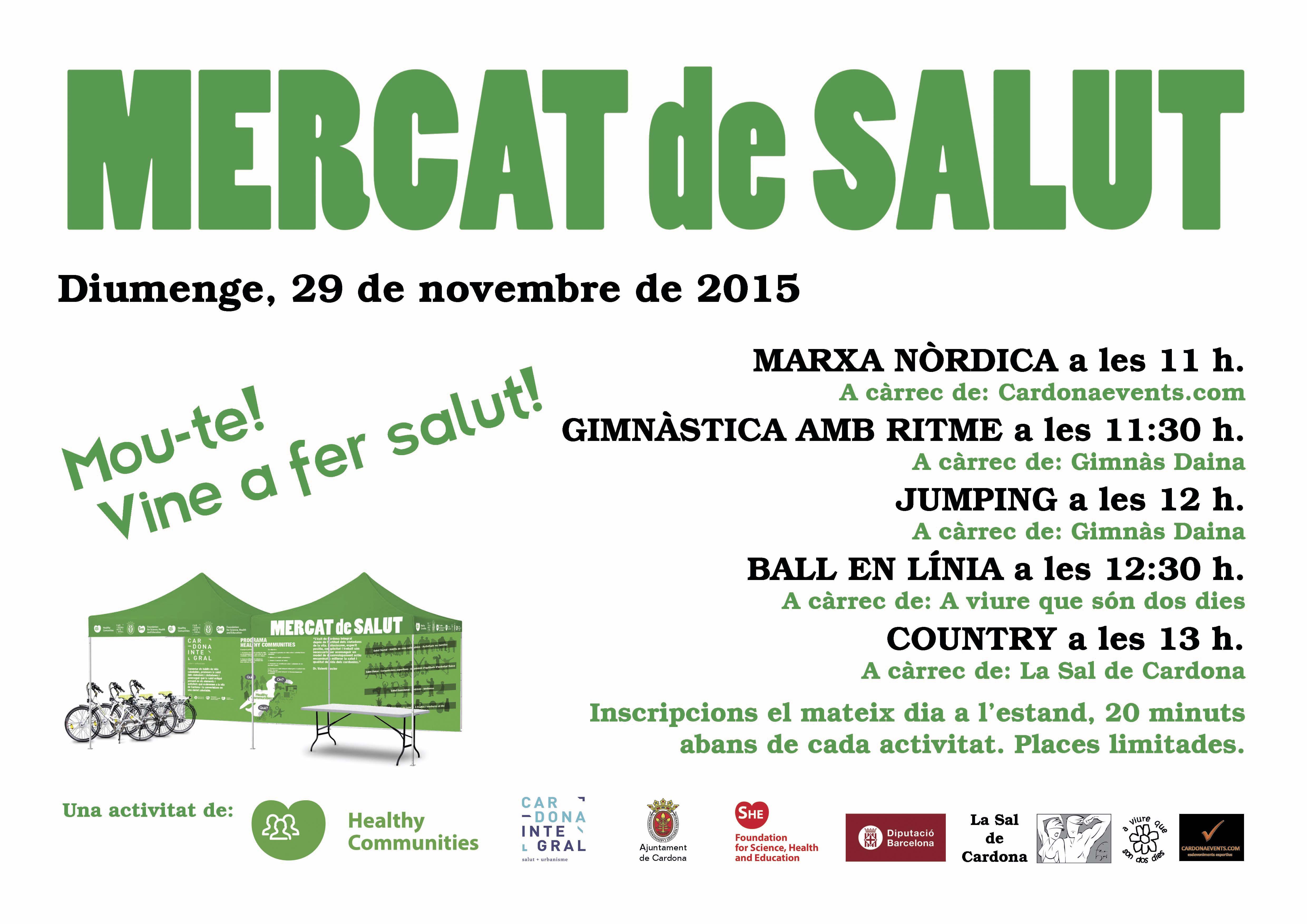 Promoció de l'activitat física al Mercat de Salut 