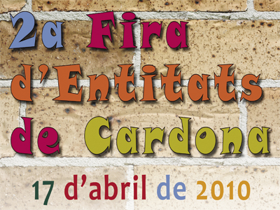 Cardona celebrarà aquest dissabte la segona Fira d'Entitats de la vila 