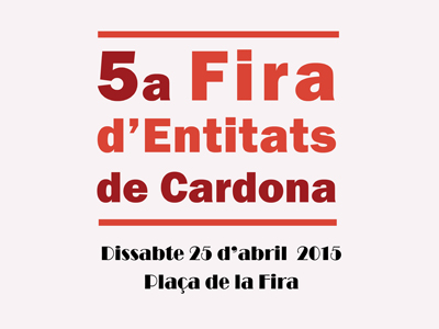 Cardona celebra aquest dissabte la 5a edició de la Fira d'Entitats 