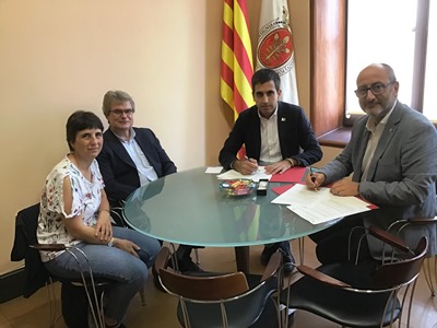 L'Ajuntament i la Generalitat reforcen l'acció comunitària al Casal Cívic de Cardona