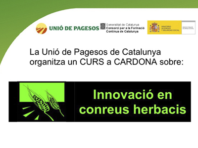 Nou curs de formació agrària a Cardona 