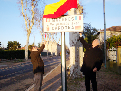 Cardona i la vila francesa de Mazères reforcen el seu agermanament