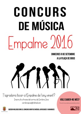 S'obre el concurs de música Empalme 2016