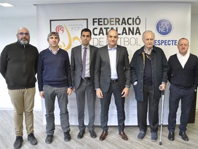 Cardona i la Federació Catalana de Futbol col.laboraran en el projecte de creació del camp de vida activa