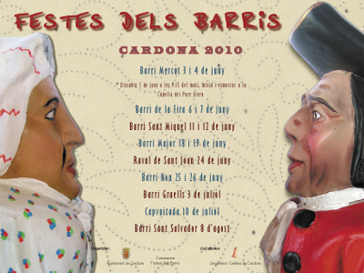 Cardona es prepara per celebrar les Festes dels Barris