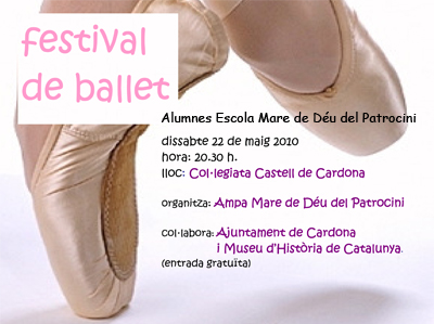 Aquest dissabte se celebra el Festival de Ballet de l'Escola del Patrocini