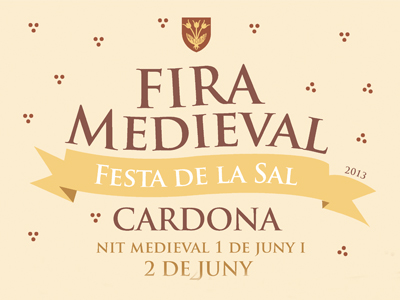 Cardona es prepara per l'arribada de la Fira Medieval/Festa de la Sal 2013