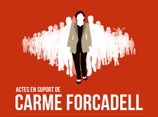 Concentració de suport a Carme Forcadell 