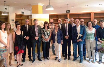 Visita de la Consellera de Treball Dolors Bassa a Cardona