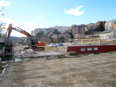 Cardona comença la construcció del nou camp d'esports 