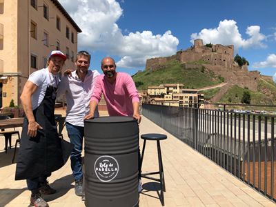 Llucià Ferrer, Macaco i Alberto Ammann graven un programa a Cardona