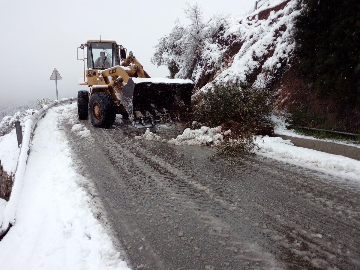 Nevada a Cardona. Actualització 10.25 hores