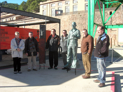 Cardona dedica un monument al miner per homenatjar les persones que van treballar a les mines de sal i potassa