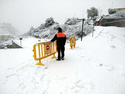 Nevada a Cardona. Actualització 08.35 hores.