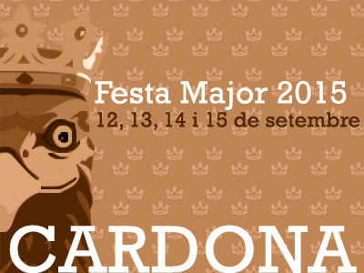 El pregó institucional dóna el tret de sortida de la Festa Major de Cardona  