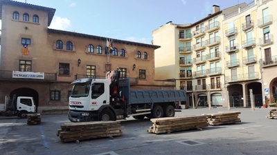 Canvis en la mobilitat a la plaça de la Fira pel muntatge de la plaça de bous