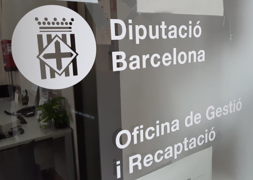 La Diputació de Barcelona informa del tancament de l'oficina de gestió tributària