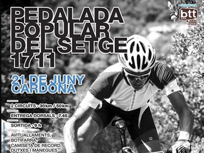 Aquest diumenge se celebra la 3a Pedalada del Setge de Cardona 