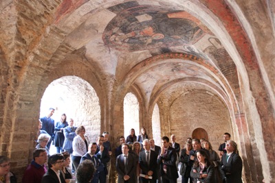 El conseller de Cultura visita Cardona