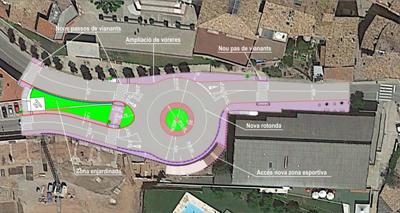 Les obres de la nova rotonda de la carretera del Miracle començaran a mitjans del 2017