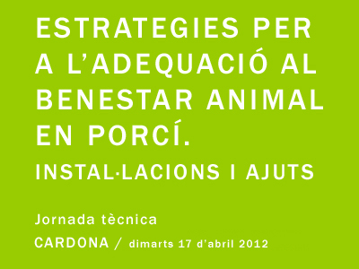 Organitzen una jornada tècnica sobre benestar animal