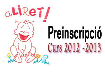 S'obre el període de preinscripció a la Llar d'Infants municipal pel curs 2012-2013 