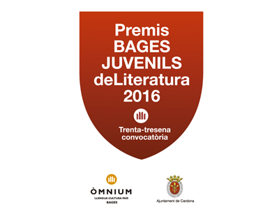 Aquest divendres es lliuren els premis Bages Juvenils de Literatura a Cardona 