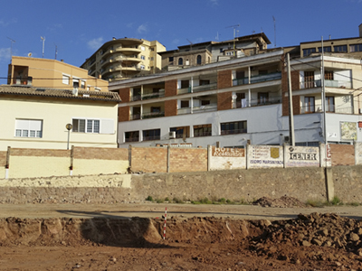 Descobreixen unes restes arqueològiques als terrenys del camp de futbol de Cardona