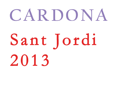 Sant Jordi 2013 a Cardona