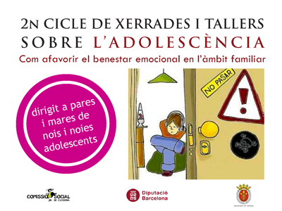 Nou cicle de tallers sobre l'adolescència 