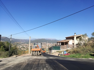 Finalitzen les obres d'arranjament i reparació de la calçada de la Torre Groga i carrer de la Generalitat