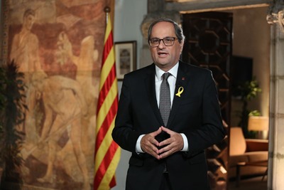 El president de la Generalitat Quim Torra visitarà Cardona aquest divendres 