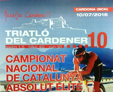 El Campionat Nacional de Catalunya de Triatló arriba diumenge a Cardona