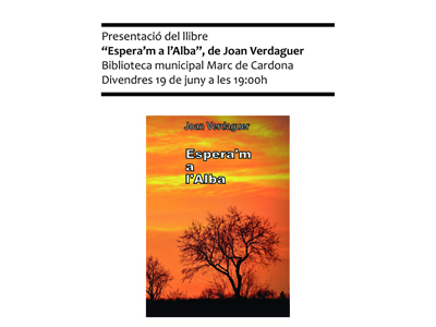 Divendres es presenta a Cardona el llibre 