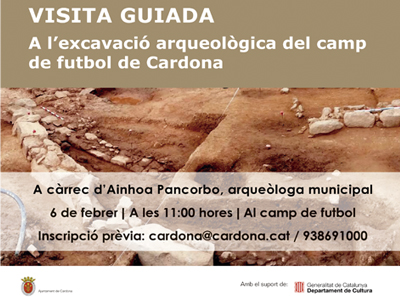 L'Ajuntament programa una visita a l'excavació arqueològica del camp de futbol