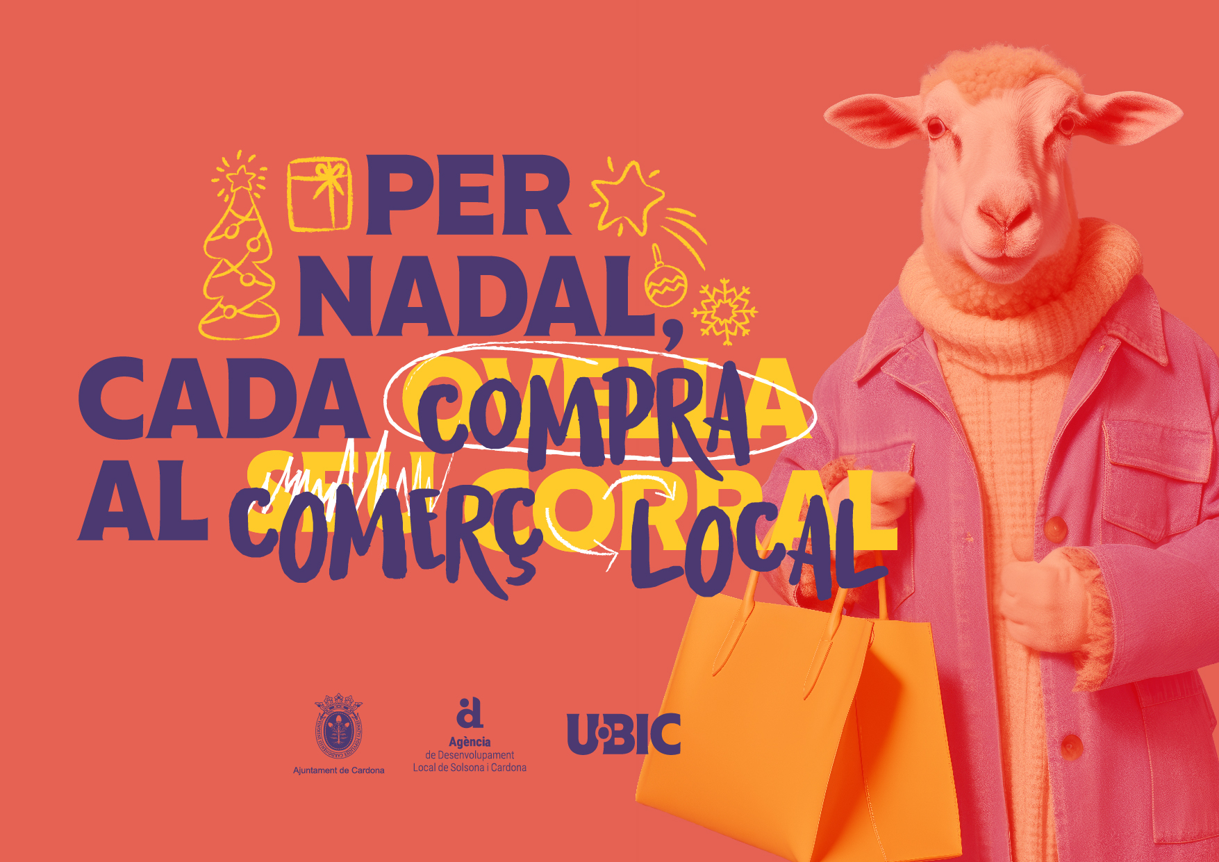 La UBIC i l'Ajuntament de Cardona presenten la campanya de Nadal amb vals de compra de més de 5.500 euros 